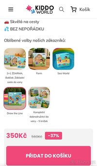 Vodní omalovánky pro nejmenší Kiddo world NOVÉ - 4