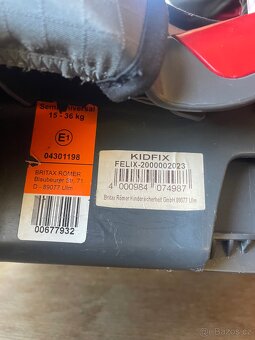 Autosedacka Romer 15-36 kg isofix - 4