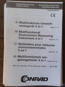 Multifunkční měřič životního prostředí - 4