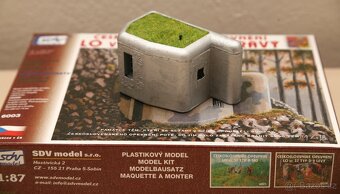 Československé opevnění - modelová železnice H0 (1:87) - 4