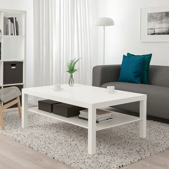 Ikea Lack - Konferenční stolek, bílá, 90x55 cm - 4