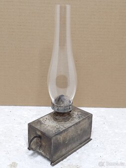 Retro petrolejová lampa ČSD - ČSSR - 4