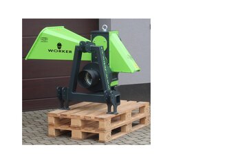 štěpkovac špalíkovač za traktor do120mm - 4