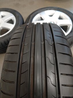 Alu ŠKODA 16" + pneu SUPER stav,originál. - 4