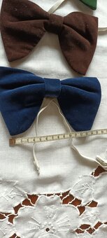 Motýlek pánský samet 3x PRODÁM - 4