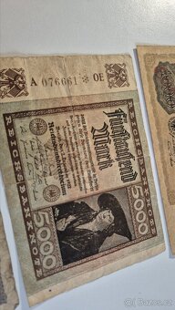Staré německé bankovky 3x - 4