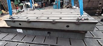 litinová upínací deska s T drážkami 3500x1750x350mm - 4