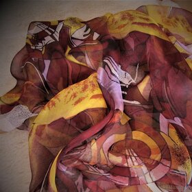 Kabát dám. 42 značkový+ halenka/šátek ZDARMA - 4