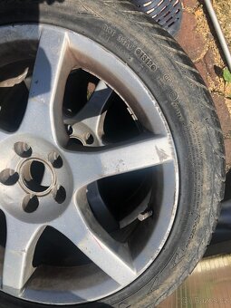 Prodám ALU kola , 5x100 R17 + pneu - 4