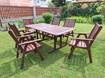 Zahradní set - stůl a křesla - 4