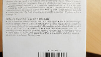 Tlakoměr na paži SANITAS SBM49 NOVÝ - Záruka - 4