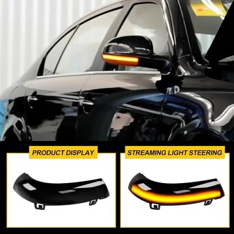 Dynamické blinkry LED VW Golf 5,6, GTI, Sharan, Superb aj. - 4