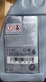Hydraulický olej Mercedes-Benz, MB 345.0, 1 litr - 4