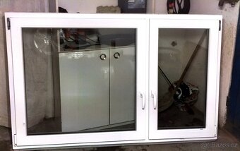 Plastové okna 3ks 110x175 použité. - 4