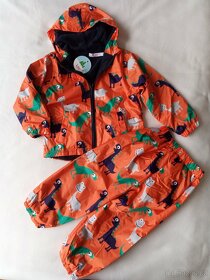 Nový nepromokavý zateplený Dino set, vel.98/104 - 4