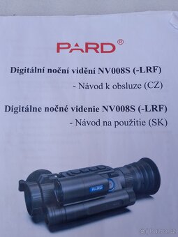 Prodám PARD NV 008S SN 940 nm - 4