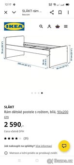 Prodám postel + Úložný díly pod postel - 4