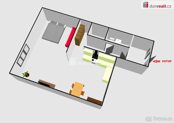 Byt 2+kk 80m2, Klentnice - 4