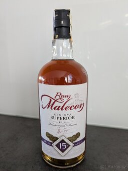 Rum Malecon 15 YO 0,7l 40% + skleničky - 4