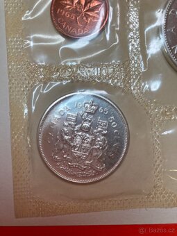 Prodám kanadskou sadu mincí – 1965, UNC 🇨🇦 - 4