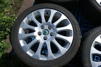 original alu kola Skoda R16 letni pneu take Audi Seat VW - 4