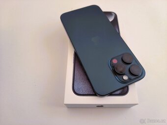 apple iphone 15 PRO MAX 256gb Blue Titanium / Batéria 100% - 4