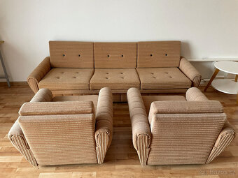 Sedací souprava gauč a křesla - 4