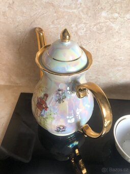 Sada porcelánu s perletí TITOV 13 kusů. - 4