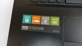 Lenovo IdeaPad G710 o velikosti displeje 17,3" - 4