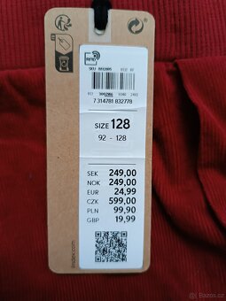 Souprava košile a kalhoty vel. 128, Lindex - 4