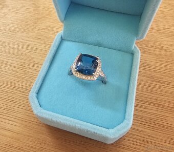 DIAMANTOVÝ PRSTEN TOPAZ 5.49ct. TOP CENA - 4