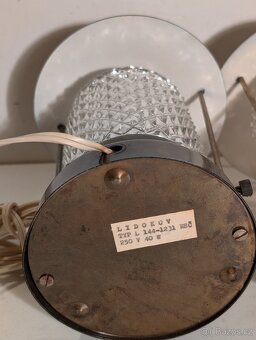 2x funkcionalistická lampička, lampa, Lidokov, pár - 4