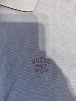 Polo tričko Guess – modré, velikost L - 4