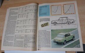 WARTBURG 353 S, DOBOVÝ TEST 1984, 3X DVOJSTRANA 52cmx33cm - 4