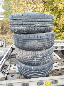 Al kola R15 DEZENT rozteč 5x112+ pneu 195/50 R15. - 4