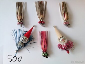 Vánoční, staré ozdoby, baňky - 4