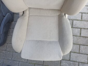 Vyhřívané béžové polosport sedačky Golf IV Bora combi - 4