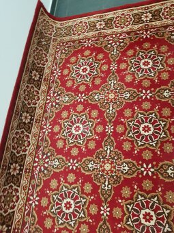 starý mongolský koberec 1966, jemně tkaný 300x200 - 4