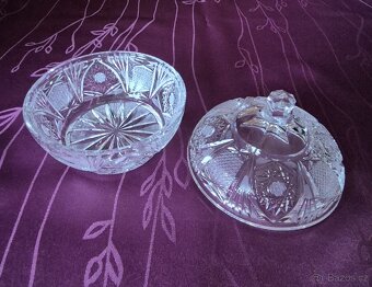 Broušená miska s víčkem - 4