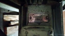 Historická klimatizace/sušička, motor BBC 1,1kW - 4