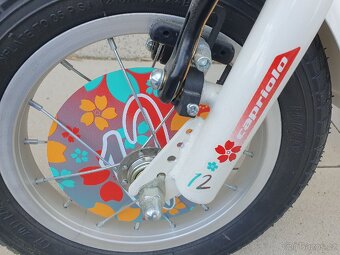 Dětské kolo Capriolo Viola pro malé slečny - vel. 12 - 4