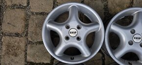 Lité disky Exip 14", rozteč 4x100, ET38 - zašlu - 4