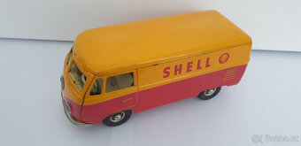 TCO Tippco VW Bus Bulli Kasten SHELL Van 50s plechová hračka - 4