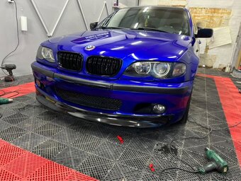 Lipo spoiler pod nárazník na BMW E46 M technik nárazníky - 4