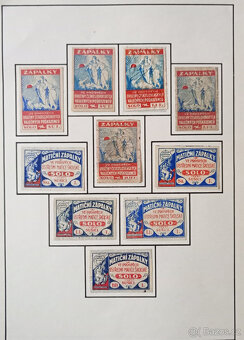 Album zápalkových nálepek 1945 - 1958 č.1 - 4