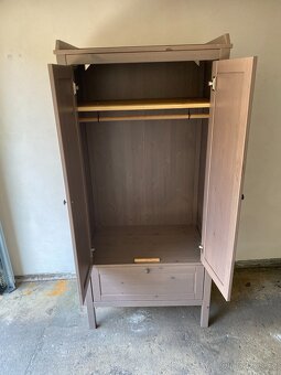 Šatní skříň IKEA Sundvik - šedohnědá - 4