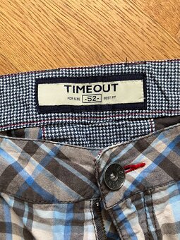 Pánské kostkované 3/4 kraťasy Timeout vel. 52 - 4