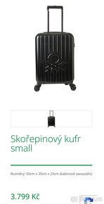 Kabinové zavazadlo / kufr značka: UNITED COLORS OF BENETTON - 4