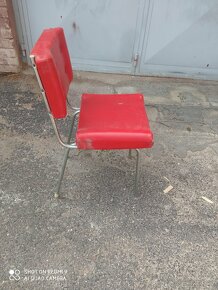 Retro židle chrom - 4