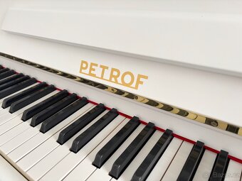 Klavír české bílé piano Petrof 006PB - 4